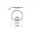 Redo 01-1701 - LED zidno svetlo ORBIT LED/28W/230V bronza