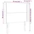 Vidaxl vidaXL Vzglavje postelje z LED diodo temno sivo 93x16x118/128 cm blago
