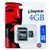 KINGSTON memorijska kartica SDC4 4GB