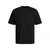 JACK & JONES Majica JJHUGO črna/bela