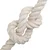 Vidaxl Vrv iz jute 30 Bela 100% Tossa jute
