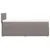 vidaXL Box spring postelja z vzmetnico taupe 90x200 cm blago