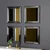 Hanah Home Set 4 ogledala Srebrna