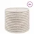 Vidaxl Vrv iz jute 10 Bela 100% Tossa jute