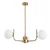 Opviq Luster Antler-13772, 53cm, IP20, Belo-zlatne boje