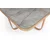Hanah Home klub sto Hisar 90, 90 cm, hrast / sivi / mermer
