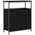 Kreveta Crni hrast 70 x 30 x 80 cm Konstruirano drvo