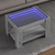 Stolić za kavu LED boja hrasta 73x53x45 cm konstruirano drvo