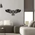 Wallity Zidna dekoracija Eagle3, 100x44 cm, 1.2mm, Crna