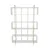 Hanah Home Bruti White Gold Polica za knjige 120x180x29.6cm, Bela