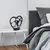 Aberto Design Dekorativna figura Love v2, 25 x 10 x 26 cm, Crna