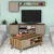 Hanah Home Set TV komoda i klub sto Inci, 4 komada, Orah-krem