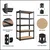 ePRO polica premium 183x90x30, metal-drvo, 875kg (5x175kg)