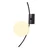 Opviq Hilal 3821 Zidna lampa, Crna