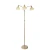 Opviq Podna lampa Gonca 3, 160 cm, E27, Zlatne boje