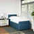 vidaXL vidaXL Box spring postelja z vzmetnico modra 100x200 cm žamet, (21310722)