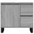Komoda crni hrast 60x35x98,5 cm konstruirano drvo