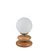 Opviq Stona lampa Mars, Braon-bela
