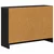 Kreveta s ladicama Crni hrast 73,5 x 22,5 x 53,5 cm