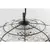 SIRU - Luster na sajli TERRA 1xE27/60W/230V crno/prozirno venecijansko staklo