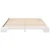 vidaXL Posteljni okvir Bela 180 x 210 cm Trdna borovina