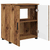 Kupaonski ormar s pohranom s vratima Staro drvo 61 x 35 x 64 cm