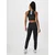 Adidas Ženski donji deo trenerke aeroready gg regular tapered fl, Crne