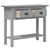 Konzolni stol BODO sivi 91 x 35 x 74 cm od masivne borovine