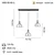 Opviq Luster Ace-52-03, O20, 14cm, IP20 Crno-smeđi
