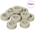 Zaštita noge stolice za pod 12 pcs *Transparent*an O 15 x 16 mm