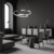 LED luster na sajli LUCERO LED/48W/230V sjajni hrom