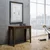 Ityhome Ityhome 90 x 77 konzolna miza rjava, (20847818)