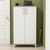 HANAH HOME Cipelarnik Ari Walnut White