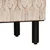 Kreveta Finš bijelog pranja 60 x 33 x 75 cm Čvrsto drvo manga
