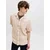 JACK & JONES Srajca JJEBRADLEY kremna/rjava/bela