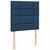 vidaXL Box spring postelja z vzmetnico modra 90x200 cm blago