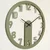 WALLXPERT Zidni sat Mood Metal Wall Clock APS114 Green