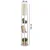 Opviq Podna lampa Circle Nora, 135 cm, E27, Bela