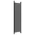 Vidaxl vidaXL 5-delni paravan, antracit, 250x200 cm, blago