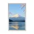 Plakat pogled z jezera na Fuji - 20x30 black