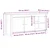 Vidaxl TV omarica medeno rjava 103x36,5x52 cm trdna borovina
