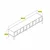 Hanah Home TV komoda Lyon 42, 180x42x35 cm, Bela