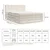 Siva boxspring postelja s prostorom za shranjevanje 160x200 cm Blend – Maison de Reve