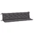 Jastuci za vrtnu klupu 2 kom antracit 200x50x7cm tkanine Oxford