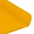 Lebdeća polica Zidne 4 pcs Žuta 60 x 8,5 x 2,5 cm Čelik