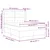 Vidaxl LED Box Spring Postelja Temno rjava 140 x 200 cm blago