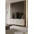 Hanah Home komoda Salkim 180, 180 cm, bela / travertin / srebrna