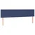 Vidaxl Box spring postelja z vzmetnico modra 180x200 cm blago