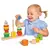 Drevená skladačka figúrky Stacking Puzzle Figures Eichhorn farebné a vzorované tvary 21 dielov od 12 mes EH73422