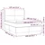 Krevet box spring s madracem LED tamnosivi 140x190cm od tkanine